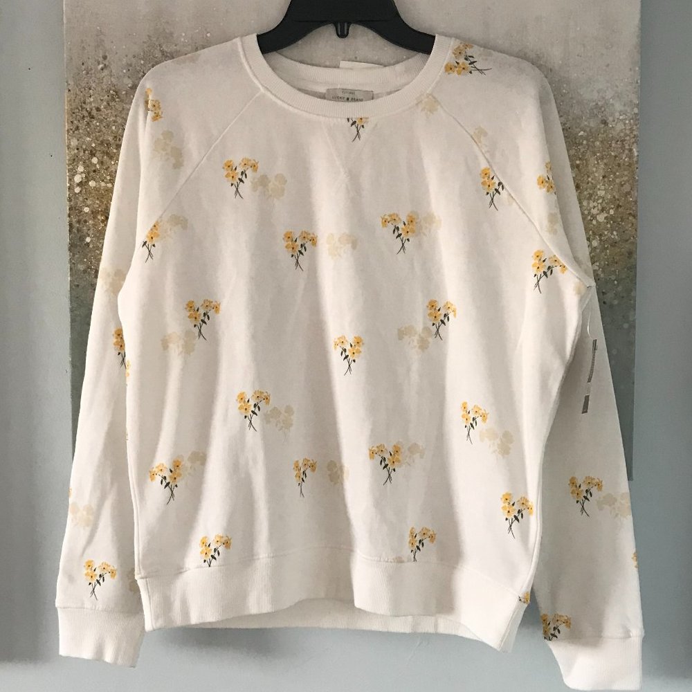 Lucky Brand Floral Sweatshirt (NWT)